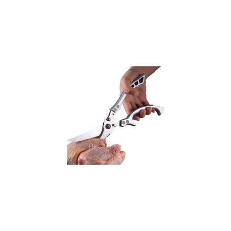 Ciseaux de cuisine en acier inoxydable – Lames tranchantes pour poulet, volaille, poisson et viande – Poignées ergonomiques 25 cm (1/5)
