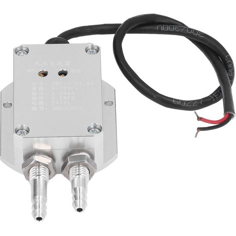 Capteur de Pression du Vent Transducteur 0‑10Kpa 4‑20mA 24V DC pour Équipement Industriel (1/5)