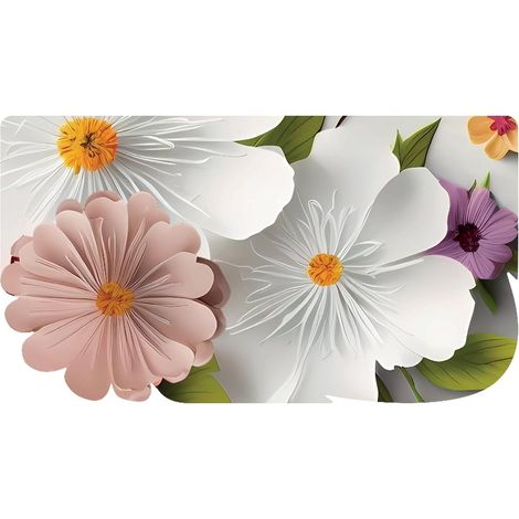 Le Forme Primavera Tappeto Cucina Sagoma Pvc Moderno Colorato Antiscivolo Stampa Digitale - 50x90 cm