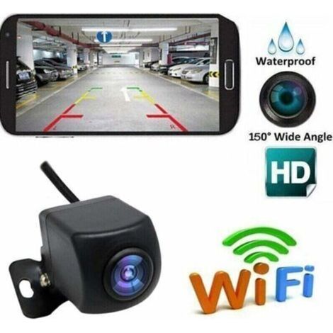 Caméra de recul sans fil HD WiFi – Vision nocturne 5-10m – Moniteur LCD étanche IP67 – Angle de vision 120° à 150° (1/5)