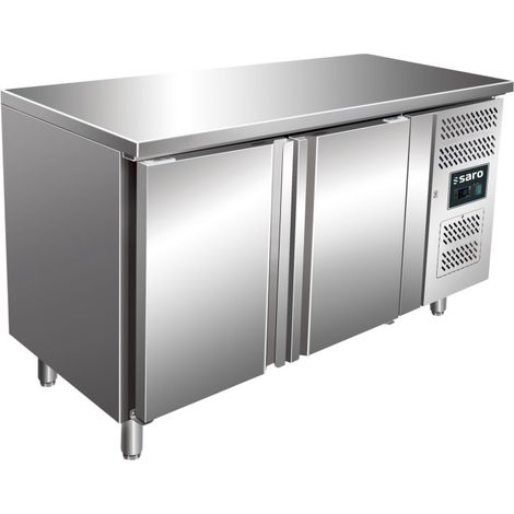 Table réfrigérée - 2 portes - Inox - Professionnel - Saro