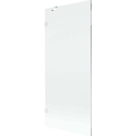 Mexen Lunar Duschabtrennung 1-flügelig 80 x 150 cm, transparent, weiß - 897-080-000-20-00 (1/5)