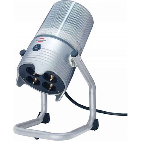 Lampada portatile con 4 prese bivalenti Brennenstuhl Powerstation