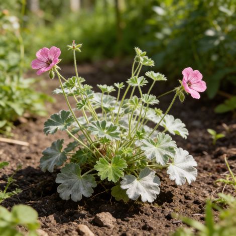 Géranium vivace cinereum Ballerina 20cm Godet 9cm - Geranium (1/4)