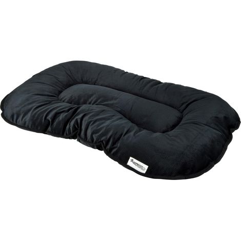 1 - Coussin Pour Chien - Velours Cotelé - Réversible Et Lavable - Repos Confortable Pour Animal Domestique - Noir - 107x62x5cm (1/5)