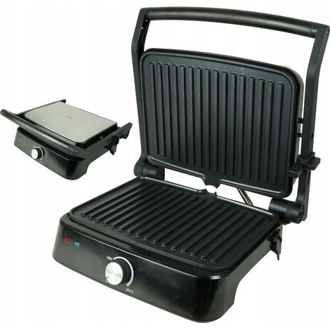 Parrilla eléctrica acv ak-2249 2000W superficie antiadherente bandeja (1/3)