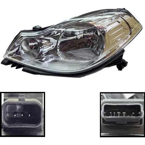 Faros izquierdo Renault Symbol 2009-13 con ajuste eléctrico 7701070630 (1/2)