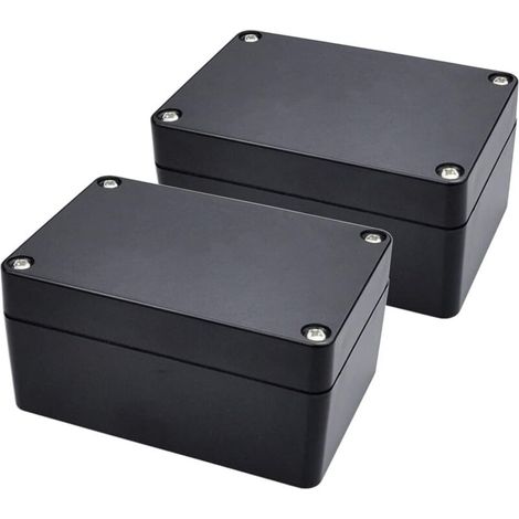 Lot de 2 boîtiers de jonction étanches IP65 en plastique, 100 × 68 × 50 mm (1/5)