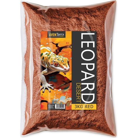 Aventerra Svezia leopardo Rosso Deserto 3kg - argilla per terrari (1/5)