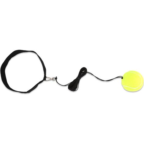 Balle de réflexe de boxe avec bandeau pour l'entraînement (Jaune) (1/5)