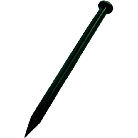 Rasenkantennagel aus PVC für Rasenkanten Beeteinfassung, Schwarz, Umrandung Gartenbeet, wetter- und witterungsbeständiges Material - 1 Stück