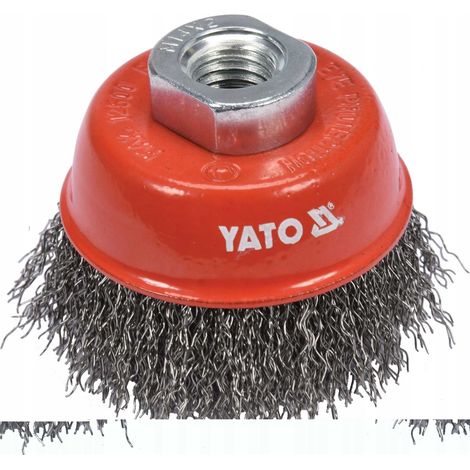 Yato YT-47658 spazzola a tazza 65MM M14 inox PER smerigliatrice angolare (1/3)