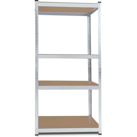 Lagerregal 160 x 80 x 40 cm Traglast 320 kg Regal Schwerlastregal Steckregal verzinkt (1/3)