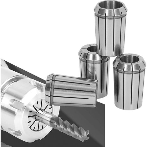 Pince élastique haute précision pour fraiseuse CNC OZ25, jeu de pinces de coupe robustes φ16 φ18 φ20 φ25 avec clé (1/5)