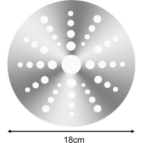 Diffusore di calore a induzione in acciaio inox, adattatore magnetico per pentole in vetro, distribuzione uniforme del calore, adatto al contatto con gli alimenti. (1/3)