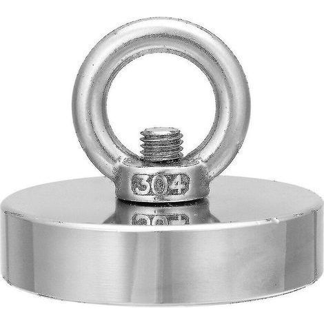 – 35–600 kg Neodym-Magnet für die Schatzsuche – 20 m Seil und Handschuhe inklusive – Maximale Zugkraft beim Magnetangeln (1/3)