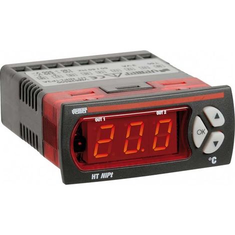 Vemer VM627700 HT NIPT-1P3D Termoregolatore digitale da pannello 33x75 Alimentazione 12÷24V AC/DC (1/2)