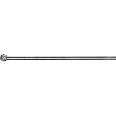 PFERD TOOLS Hartmetall Frässtift Kugel KUD Ø 10x09 mm Schaft-Ø 6x150mm Z3P universal mittel kreuzverzahnt (1/4)