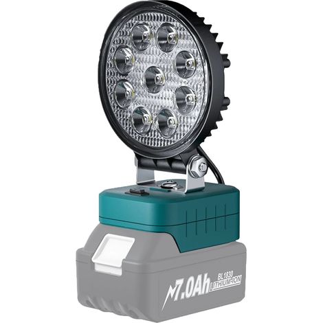 LED-Arbeitsleuchte, 27 W Leistung, kompatibel mit anderen Akkus (1/2)