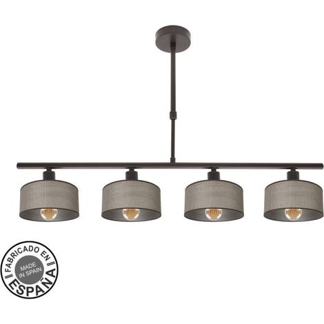 Lampada Gilda 4xe14 Marrone Regx76x14 Cm