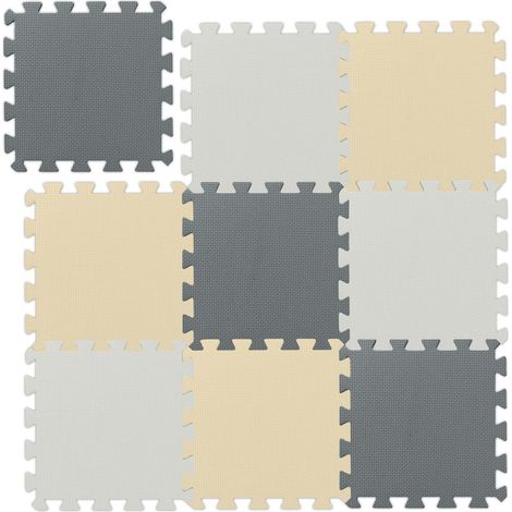 Puzzle spielmatte eva schaum 3 farben set