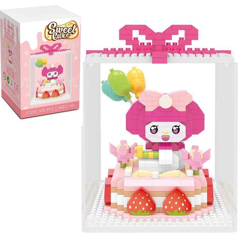 Lot de 2728 pièces de blocs de construction gâteau, puzzle à petites particules, jouet cartoon assemblé pour enfants (1/5)