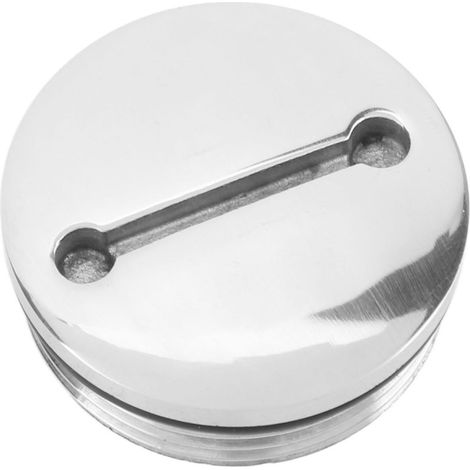 Bouchon de remplissage de pont pour réservoir de carburant marin, accessoires de bateau, en acier inoxydable, avec chaîne, 38 mm (1/5)