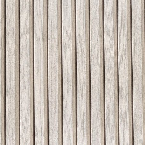 Papier peint à lattes en bois – Autocollant à décoller et à coller (44,5 x 762 cm), papier contact effet bois pour murs, revêtement mural facile à faire soi-même pour chambre à coucher, salon (1/5)