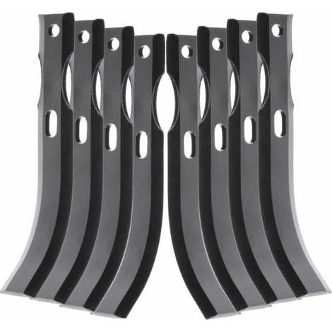 Matijardin – Outils de fraises universels réversibles type bineur 190 mm – Lot de 4 paires – Acier trempé pour durabilité – Compatible débroussailleuses