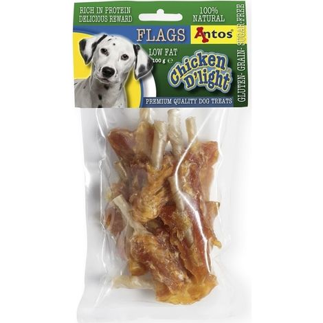 Snack para Perros Chicken D'Light Flags - 100g  Oferta exclusiva