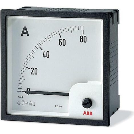 Ampèremètre AMT1-5A 96X96MM 2CSG323260R4001 ABB T254920
