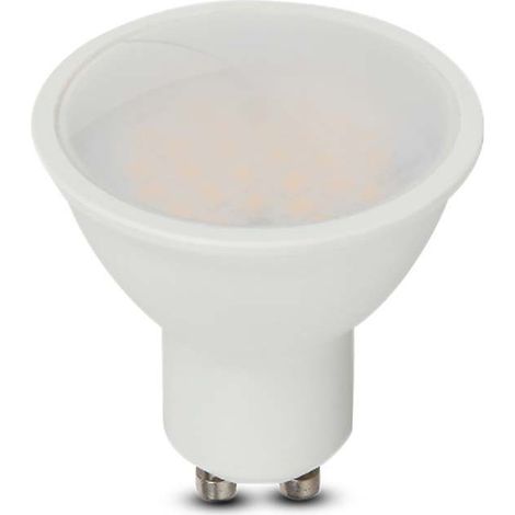 V-Tac VT-205 GU10 LED Spotlight 4.5W Samsung Chip 6500K 400lm 110° Smooth White