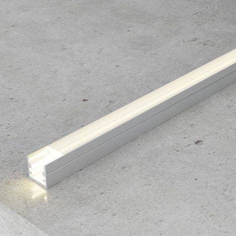 IluminaShop - Perfil Aluminio de Superficie Nano 12/24V/220V 2 metros (1/3)