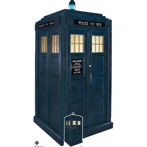 Figurine en carton Tardis Police - Doctor Who - Haut 173 cm (1/5)