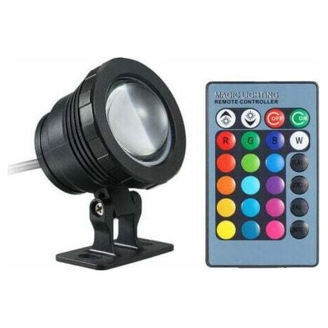Ac/Dc 12V 10W RGB Led Submersible Lamp, With Remote Control, 16 Changing Colors-Fei Yu (1/4)
