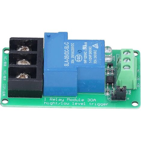 1-Kanal-Relaismodul 5V Optokoppler Isolationslast High Low Level Triggerplatine (1/4)