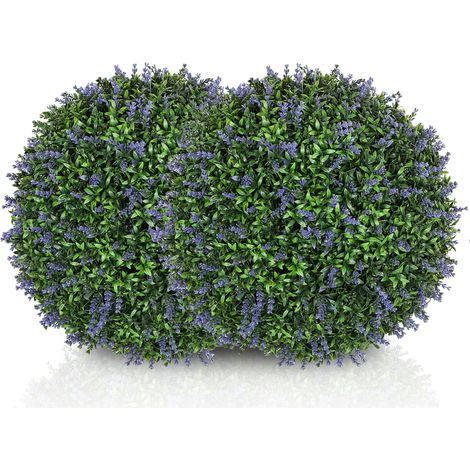 Lavendel künstlich 2er-Set 42 cm, Kugelform, violett/grün, Kunstblume (1/5)