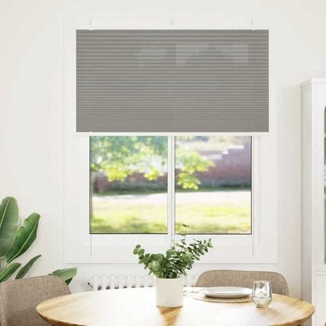 4015077 Store plissé anthracite 110x100 cm largeur du tissu 109,4 cm (1/5)