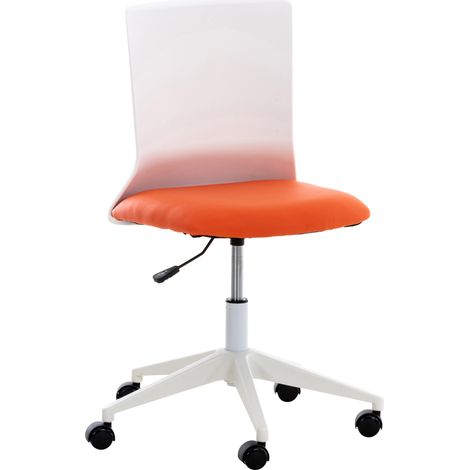 Bürostuhl Apolda orange Kunstleder