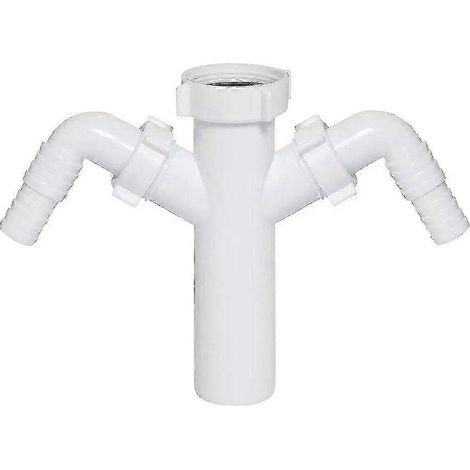 Double entrée lave-vaisselle pour tuyau de siphon Walkbee 7591 B (1/3)