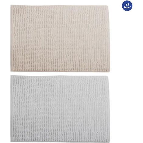 Tappeto in Microfibra Spirella Chenille 60 X 90 Cm Tortora