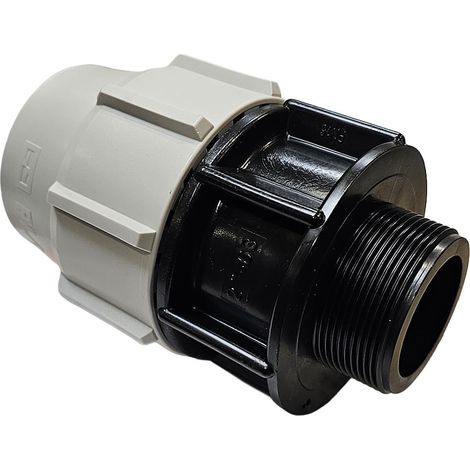 Raccord Droit Série 7 PE Ø63 Mâle 2" - Plasson (1/5)