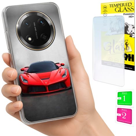 Custodia per Honor Magic7 Lite con cover fotografica e vetro temperato 9H. (1/5)