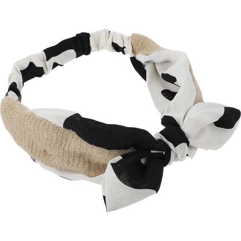 Bandeau à nœud papillon lapin, décoration compatible, 1 pièce, nœud papillon croisé, foulard pour femme (1/5)