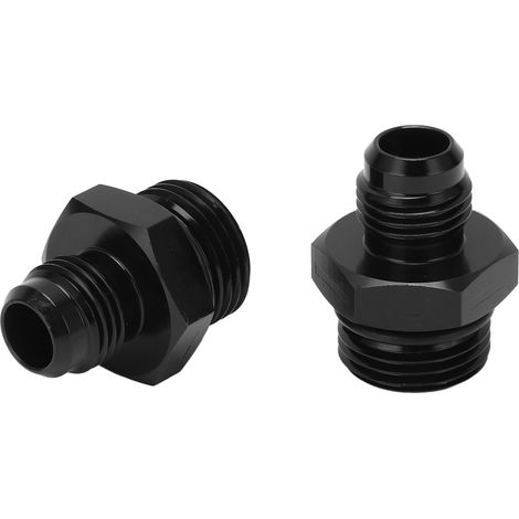 Raccord AN6 vers ORB8, 2 pièces, adaptateur male à joint torique en aluminium 6061 T6 pour ligne carburant (1/5)