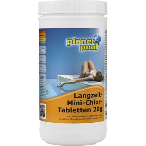 Planet Pool - Langzeit-Mini-Chlor-Tabletten 20 g, 1 kg (1/2)
