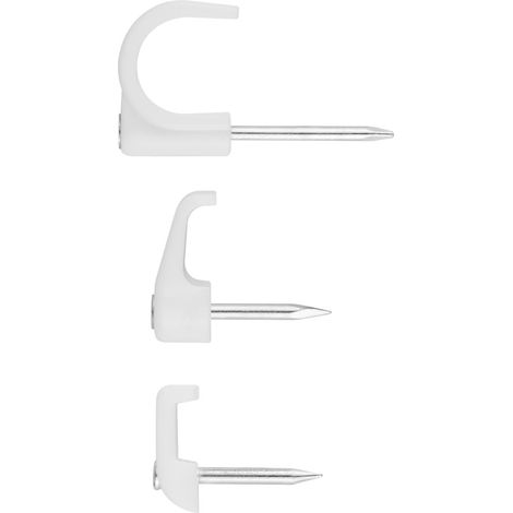 BLISTER-AGRAFES NYLON POL.6.6 BLANC 120-3X6 ( 15 u.)