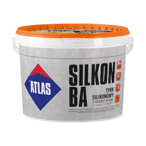 Yeso de silicona Atlas Silkon BA con textura de hormigón (1/5)