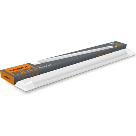 Aufputz-LED-Lampe aus Aluminium, 60 cm, 18 W, 3250 lm, 5000 K, Videx (1/4)