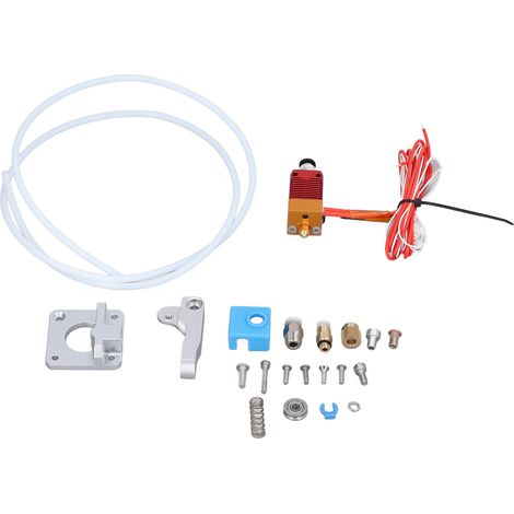 Kit de tête d'extrusion MK8 pièces de rechange pour imprimante 3D CR10 série montage filetage mâle (1/5)